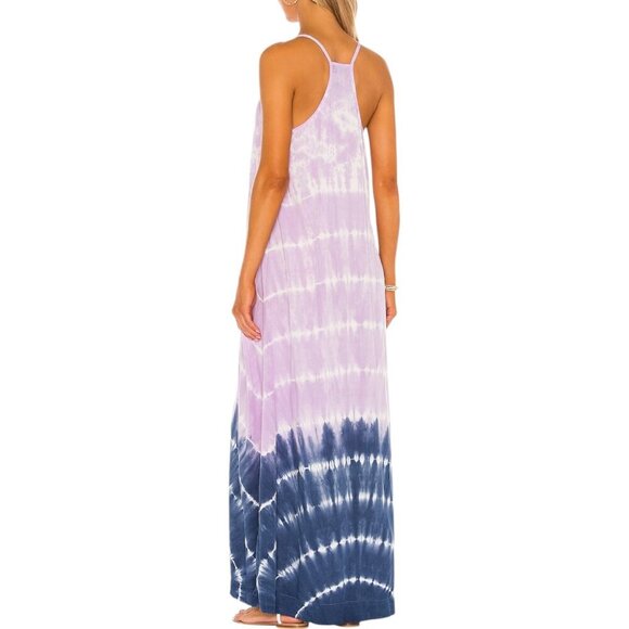 Michael Stars x Revolve “Gloria" Slip Maxi Dress, Tie-Dye Maxi Ombre - Purple XS - Picture 3 of 17